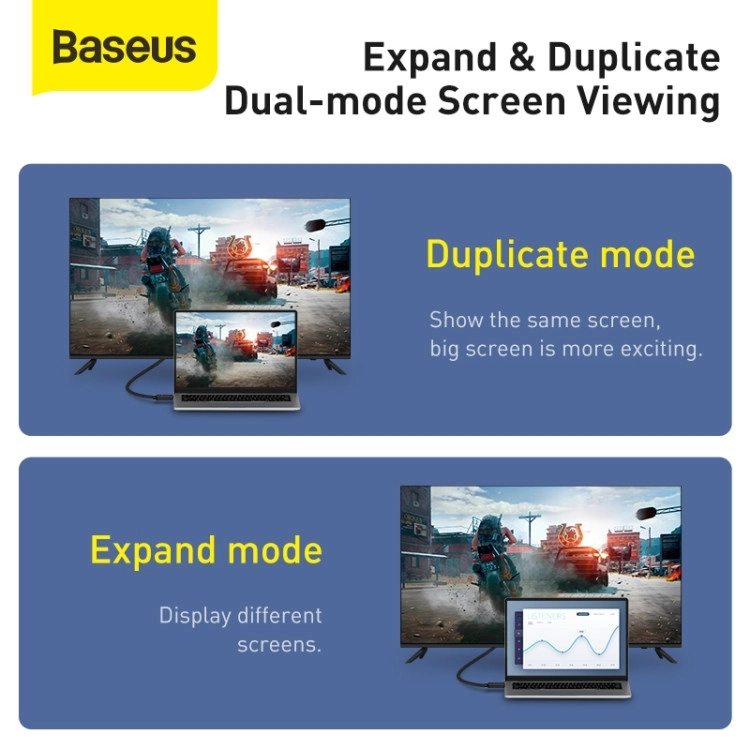 کابل HDMI باسئوس مدل CAKGQ-E01 طول 8 متر