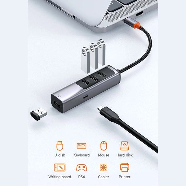 هاب 5 پورت USB-C مک دودو مدل HU-1120
