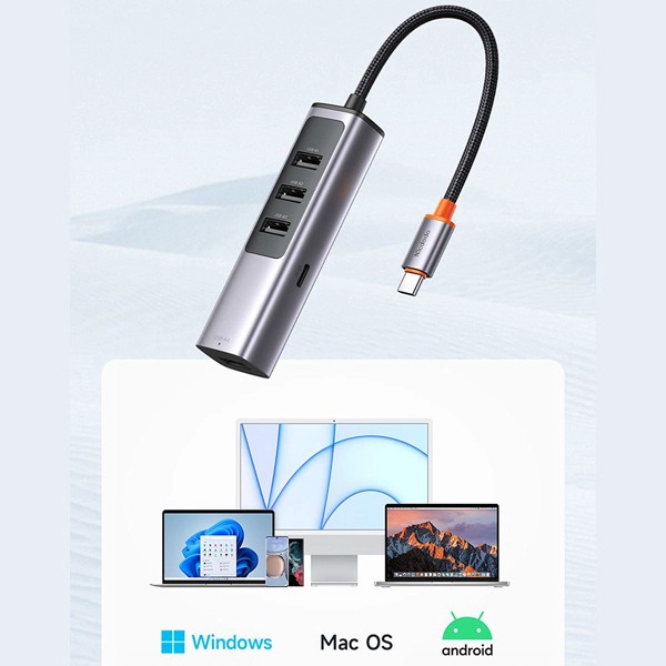 هاب 5 پورت USB-C مک دودو مدل HU-1120