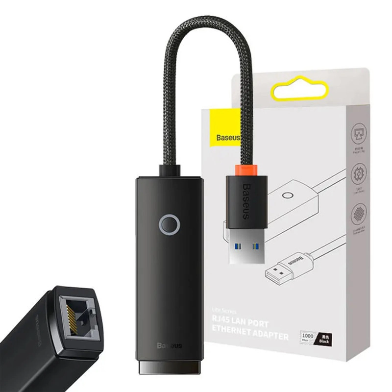 مبدل USB به LAN باسئوس مدل WKQX000113