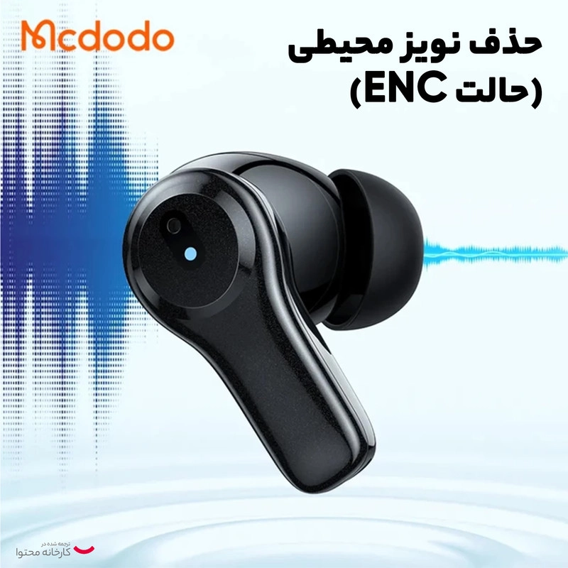 هدفون بی سیم مک دودو مدل ENC21HP - سفید