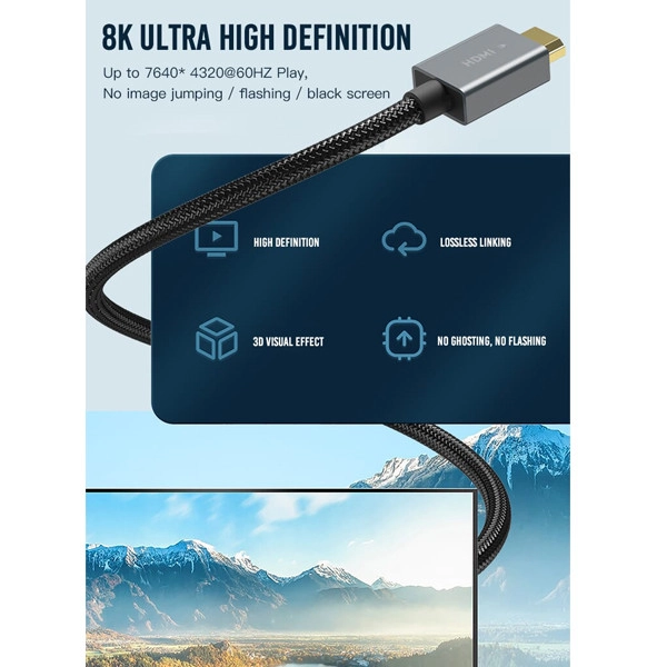 کابل HDMI مدل CB002 طول 3 متر