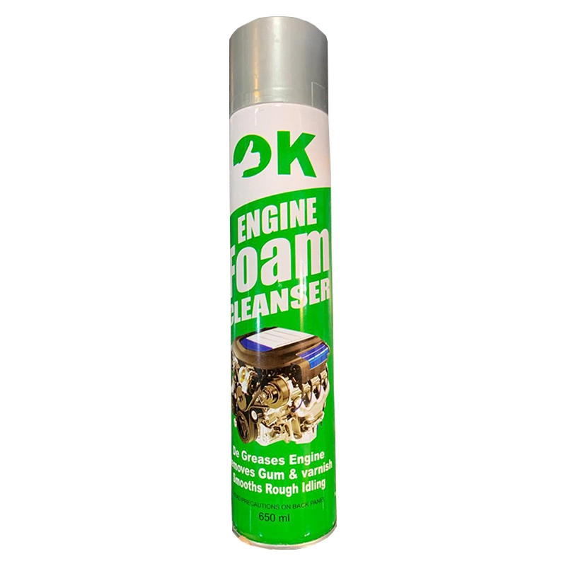 تمیز کننده موتور و لاستیک خودرو اوکی مدل Foam حجم 650 میلی لیتر  بسته سه عددی