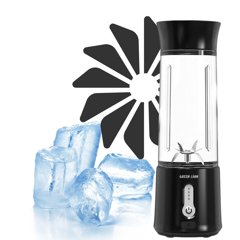 شیکر شارژی گرین لاین مدل Jet Plus Six Blades Juicer گنجایش 0.5 لیتر - مشکی