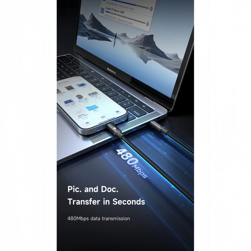 کابل USB-C مک دودو مدل CA-258 طول 1.5 متر