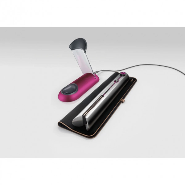 اتو و حالت‌دهنده مو دایسون مدل HS03 Pro، با صفحات متوسط از جنس فلز، دارای نشانگر LED، سیستم خاموشی خودکار، حالت‌دهی آسان و سریع، گسترده دما 180 تا 200 درجه سانتی‌گراد، به همراه سیم 3.2 متری