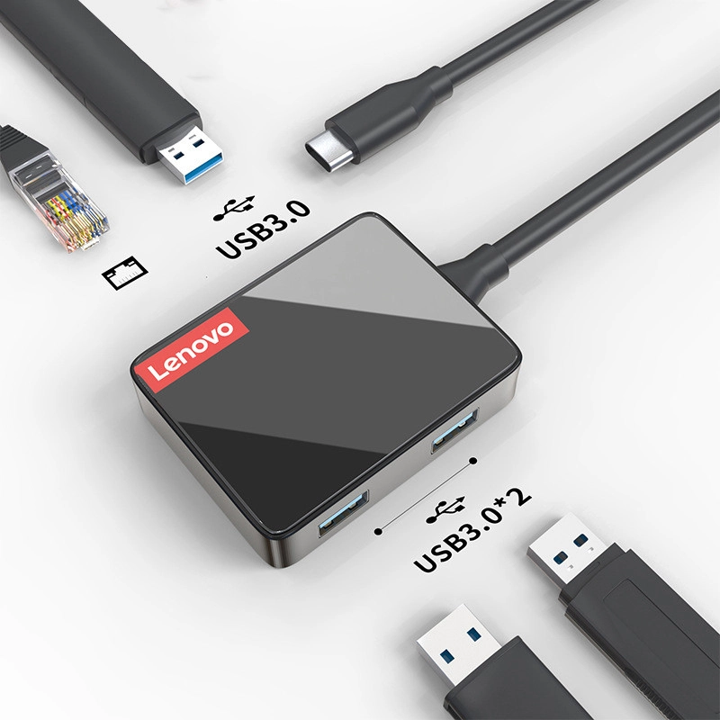 هاب 4 پورت USB-C لنوو مدل LP0802