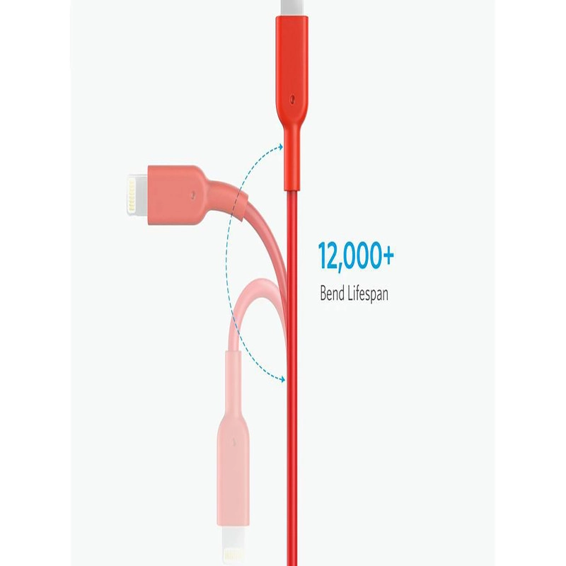 کابل تبدیل USB به لایتنینگ انکر مدل A8432 powerline طول 0.9 متر