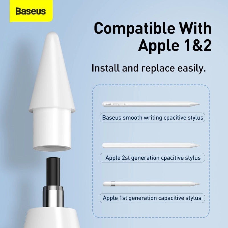 نوک قلم لمسی باسئوس مدل Capacitive بسته 2 عددی