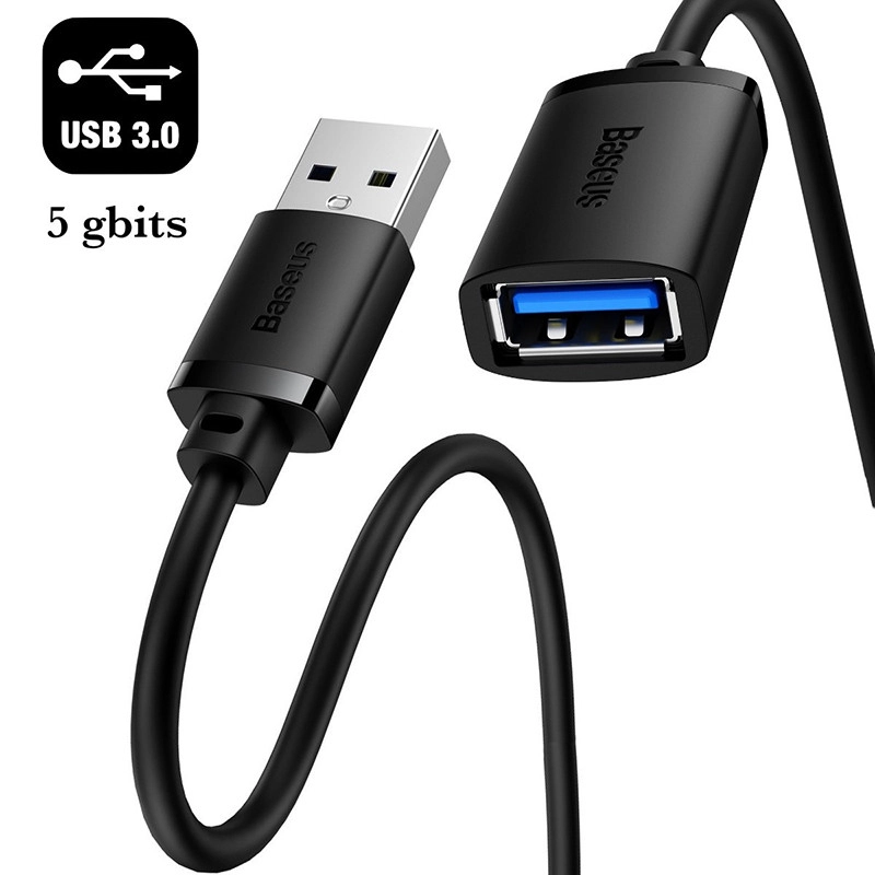کابل افزایش طول USB 3.0 بیسوس مدل AIRJOY طول 5 متر