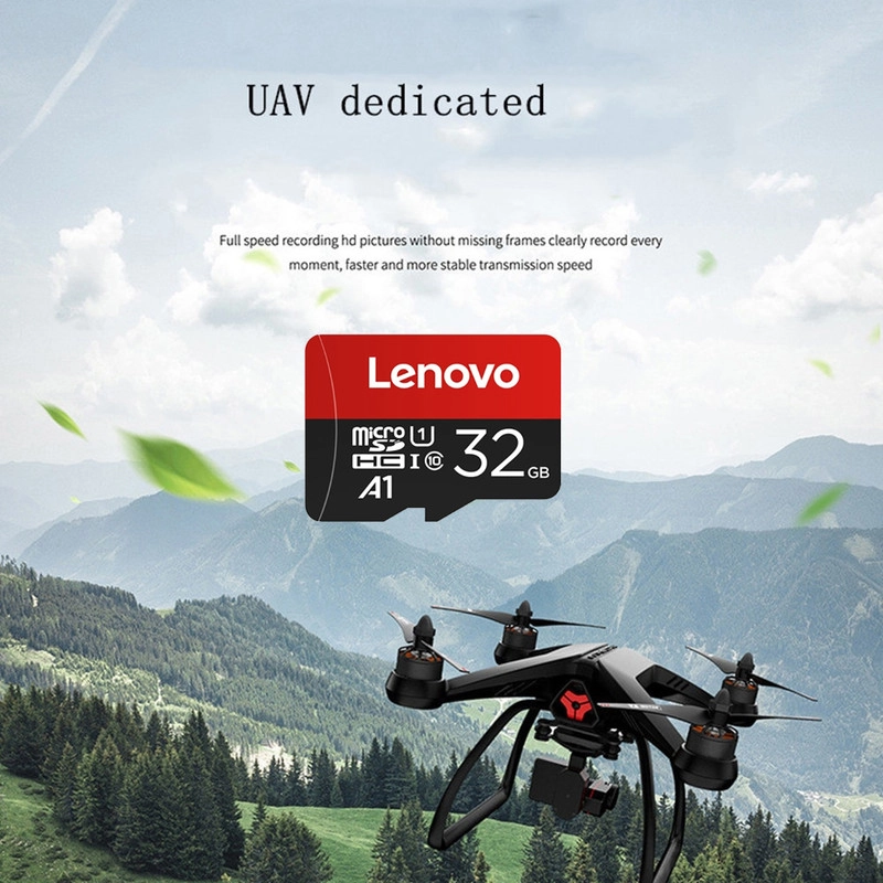 کارت حافظه microSDHC لنوو مدل A1 کلاس 10 استاندارد U1 سرعت 90MBps ظرفیت 32 گیگابایت