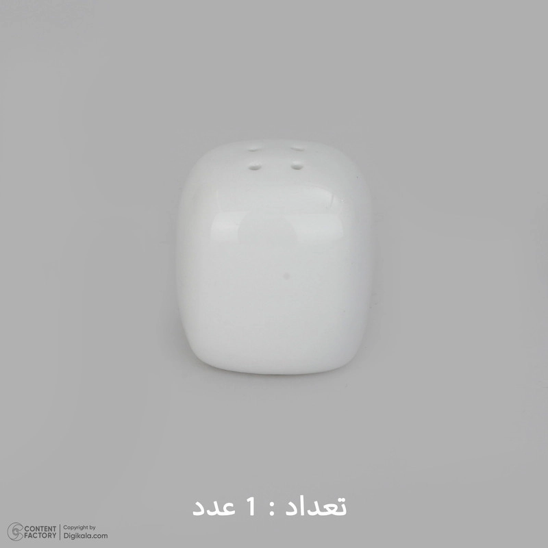 سرویس غذاخوری 27 پارچه چینی زرین ایران سری کواترو مدل وگاس اوریت درجه یک - سفید