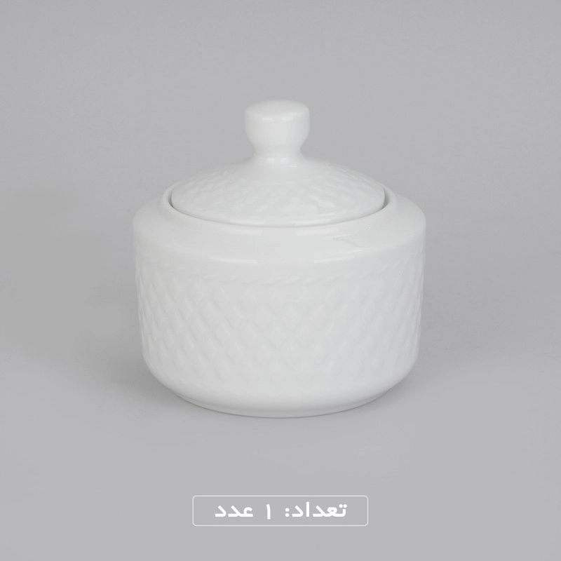 سرویس غذاخوری 102 پارچه چینی زرین ایران سری رادیانس مدل White درجه یک - سفید