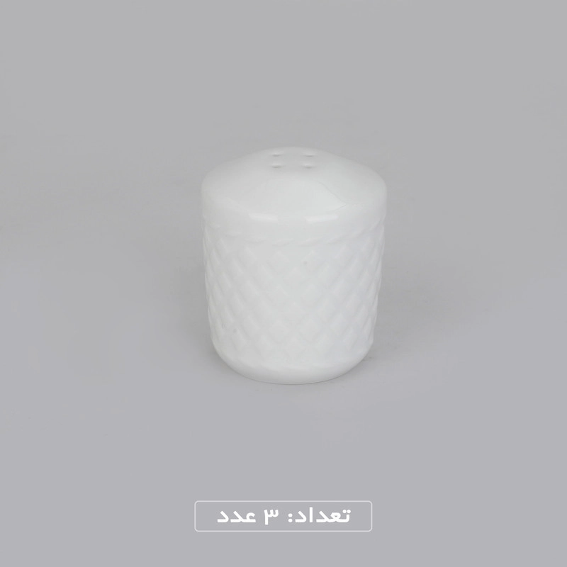 سرویس غذاخوری 102 پارچه چینی زرین ایران سری رادیانس مدل White درجه یک - سفید