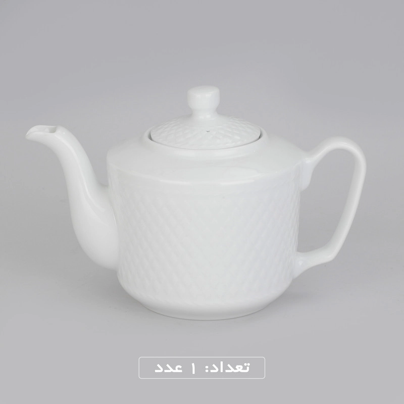 سرویس غذاخوری 102 پارچه چینی زرین ایران سری رادیانس مدل White درجه یک - سفید