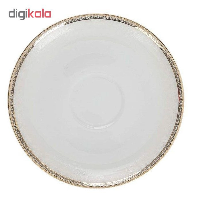 نعلبکی چینی زرین ایران طرح Riva بسته 6 عددی