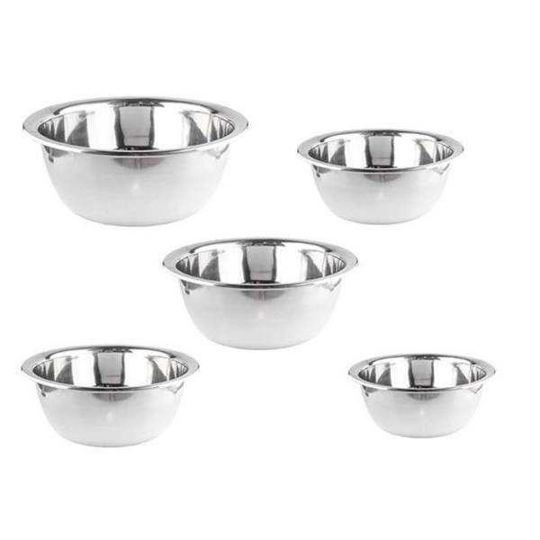 لگن آشپزخانه بیوتی مدل ASQ 109 مجموعه 5 عددی - نقره ای