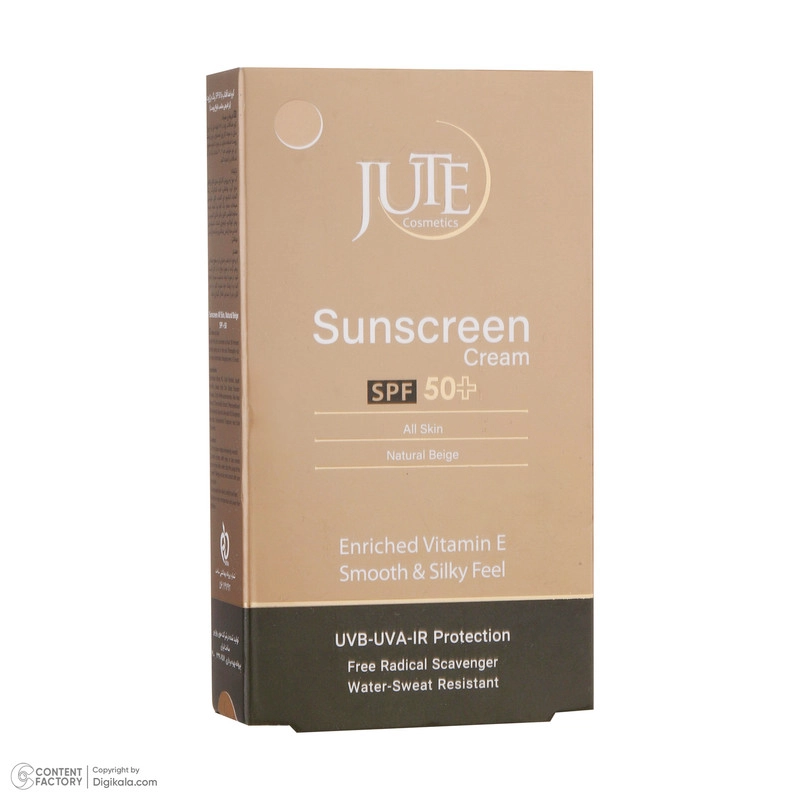 کرم ضد آفتاب رنگی ژوت SPF50 مدل JSu201 محافظ UVA ،UVB، مناسب انواع پوست حجم 40 میلی‌لیتر