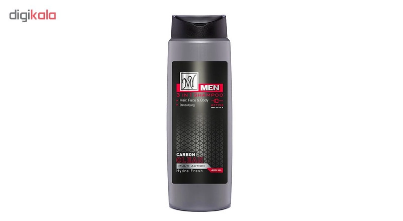 شامپو سر، صورت و بدن آقایان مای مدل Carbon Clean حجم 400 میلی لیتر
