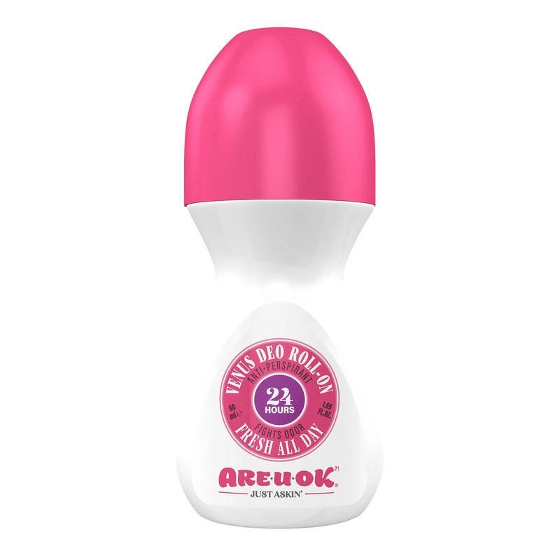 رول ضد تعریق آر یو اوکی مدل Venus deo roll-on حجم 50 میلی لیتر