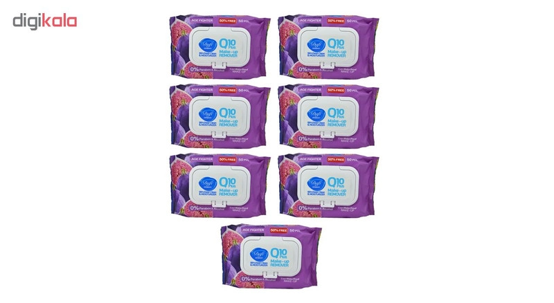 دستمال مرطوب دافی مدل Q10 A مجموعه 7 عددی