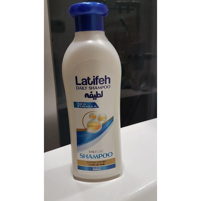 شامپو مو لطیفه مدل روزانه پروتئین ابریشم و سدر گلیسرینه حجم 400 میلی لیتر مجموعه 2 عددی