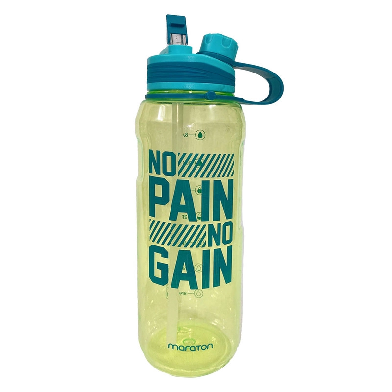 قمقمه مدل NO PAIN NO GAIN گنجایش 2 لیتر - صورتی