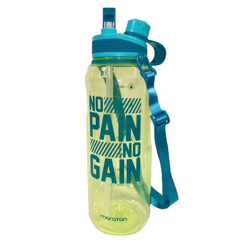 قمقمه مدل NO PAIN NO GAIN گنجایش 2 لیتر - صورتی
