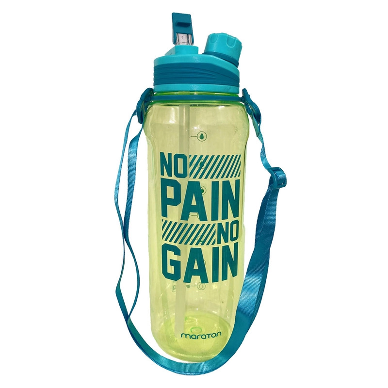 قمقمه مدل NO PAIN NO GAIN گنجایش 2 لیتر - صورتی