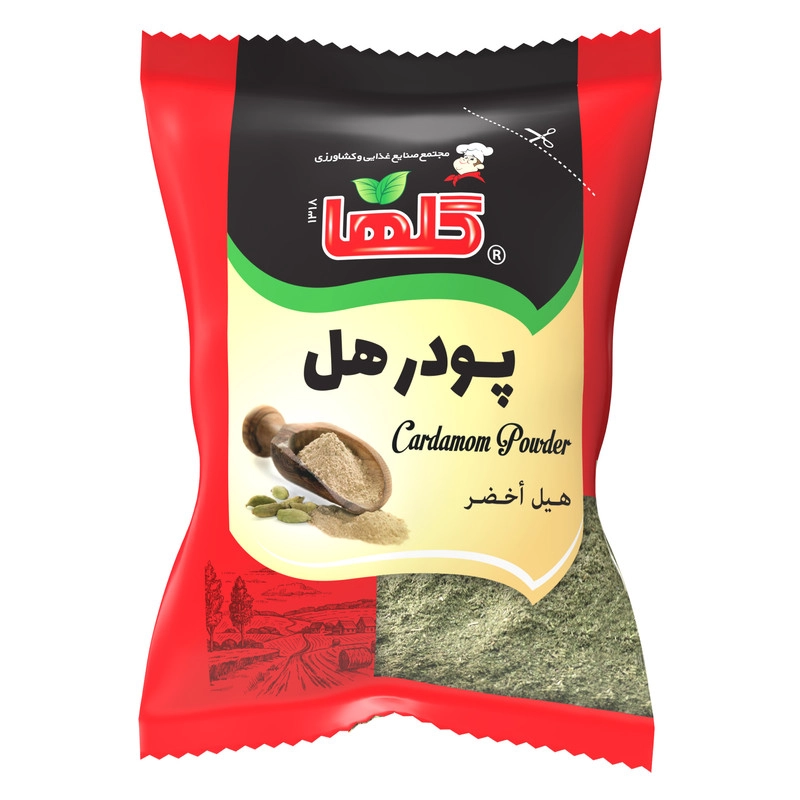 پودر هل گلها - 7 گرم بسته 2 عددی