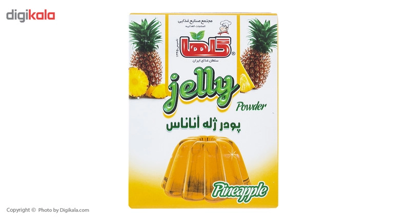 پودر ژله آناناس گلها مقدار 100 گرم