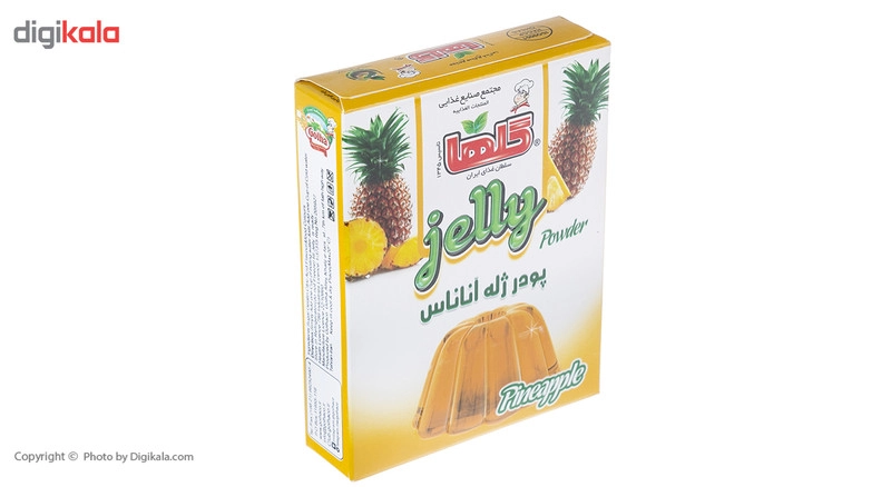 پودر ژله آناناس گلها مقدار 100 گرم