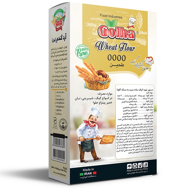 آرد سفید گندم گلها - 500 گرم
