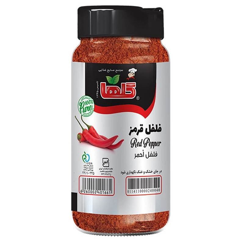 فلفل قرمز گلها - 90 گرم بسته 8 عددی