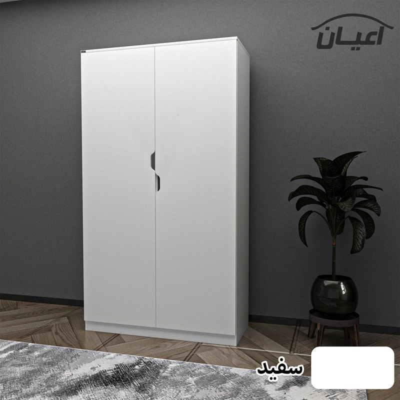 کمد لباس اعیان مدل FH487 - مشکی