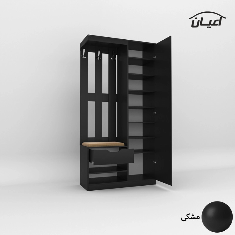 جاکفشی اعیان مدل FH621 - مشکی