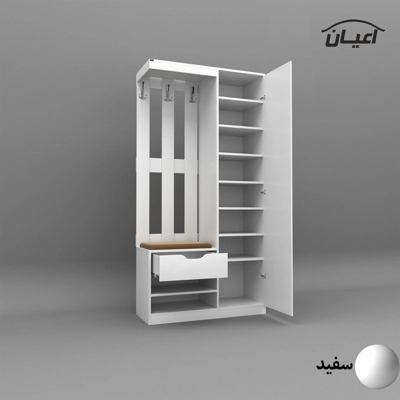 جاکفشی اعیان مدل FH621 - مشکی