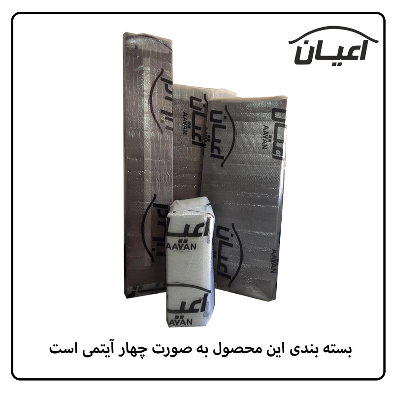تخت خواب دونفره اعیان مدل FH515 سایز 160x200 سانتی متر - گردویی