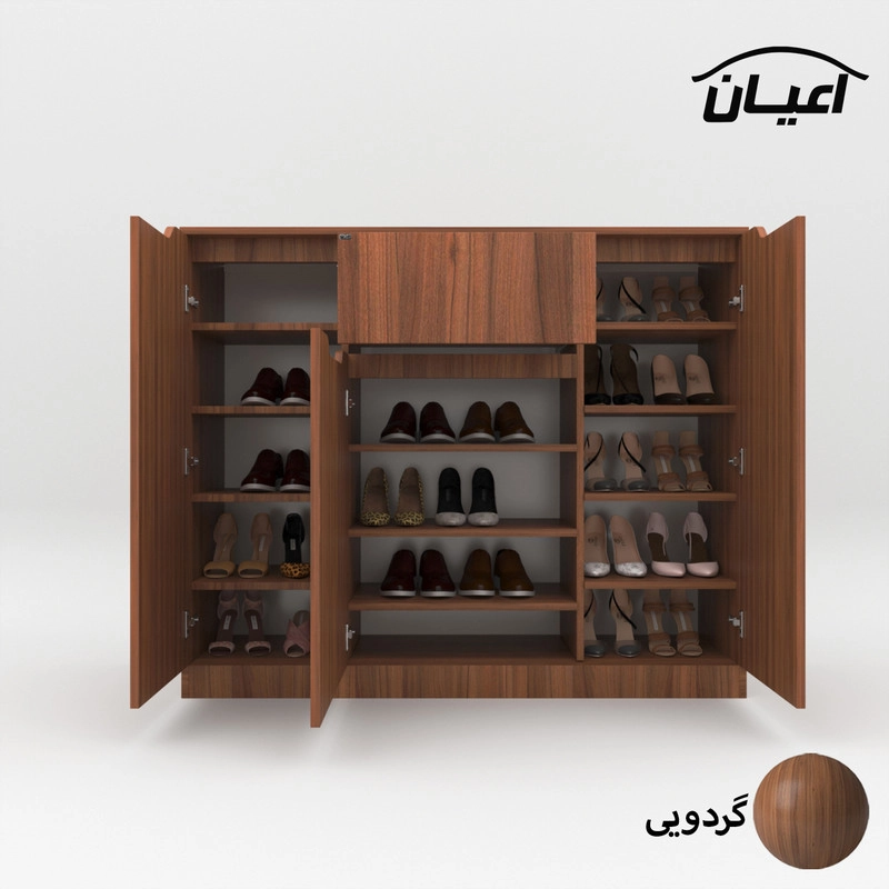 جاکفشی اعیان مدل FH540 - گردویی