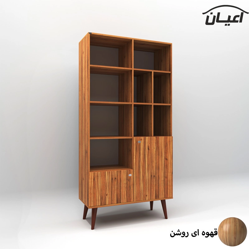 کتابخانه اعیان مدل FH627 - قهوه ای