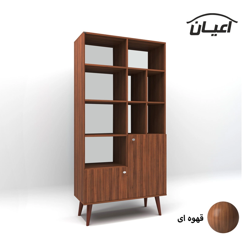 کتابخانه اعیان مدل FH627 - قهوه ای