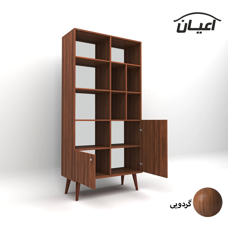 کتابخانه اعیان مدل FH627 - قهوه ای