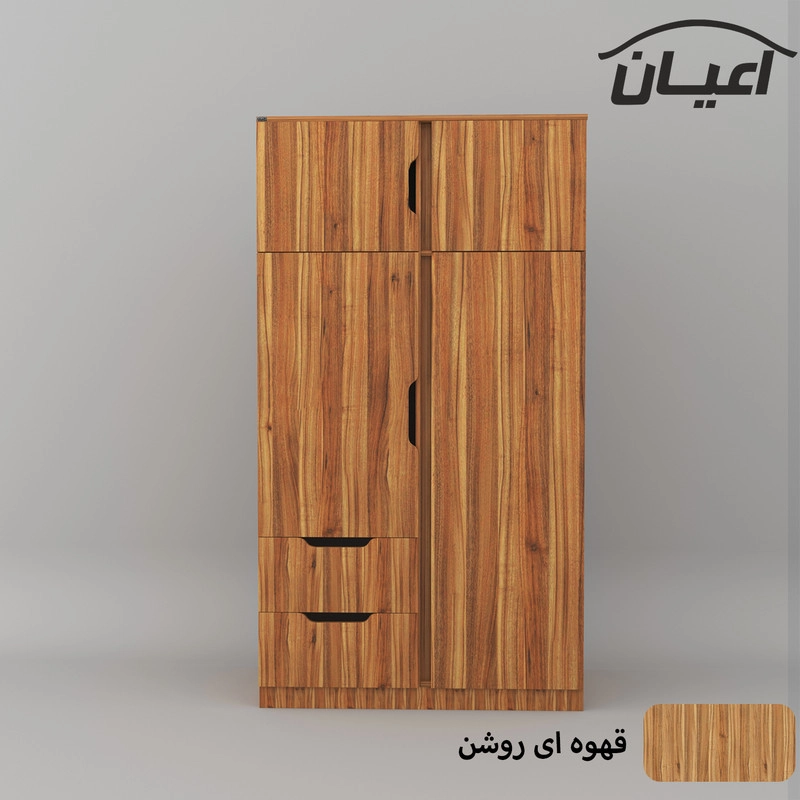 کمد لباس اعیان مدل FH568 - مشکی