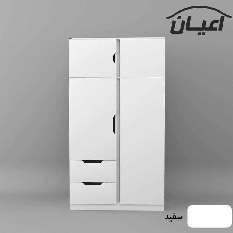کمد لباس اعیان مدل FH568 - مشکی