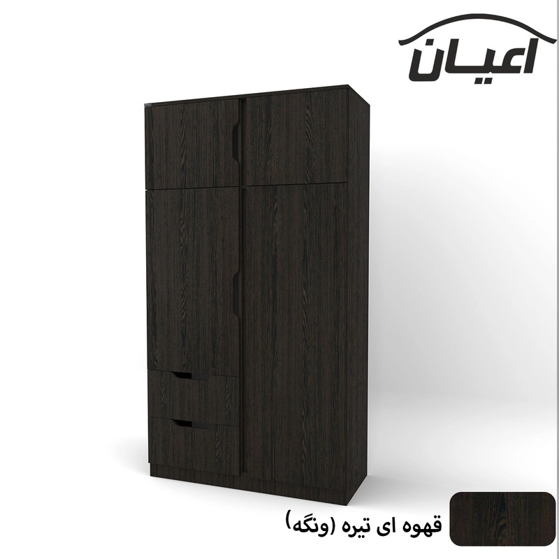 کمد لباس اعیان مدل FH568 - مشکی