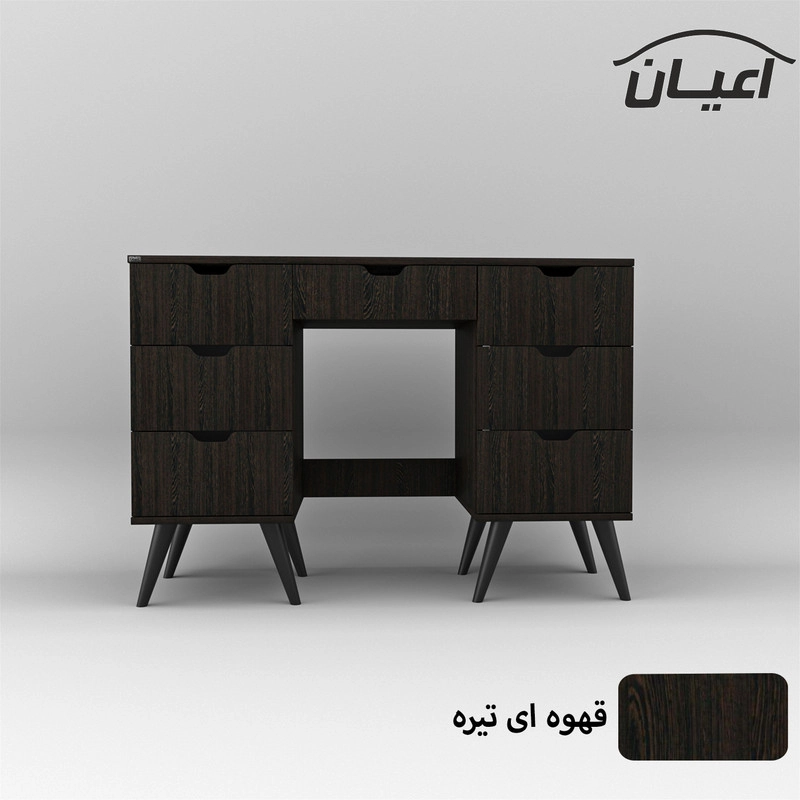 میز آرایش اعیان مدل FH476 - گردویی