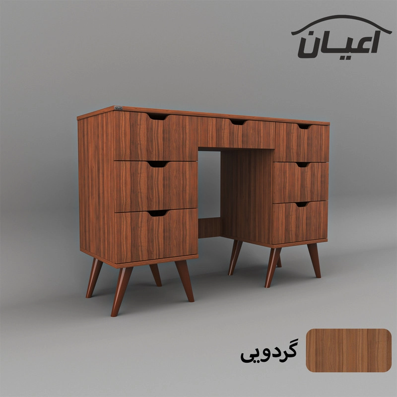 میز آرایش اعیان مدل FH476 - گردویی