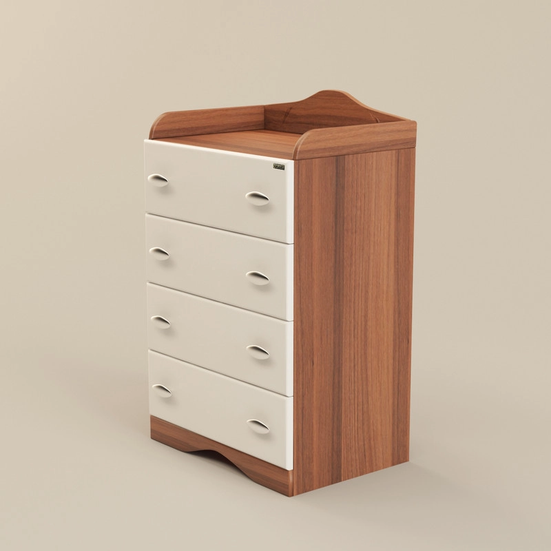 سرویس تخت و کمد کودک و نوزاد اعیان مدل FH330 - طوسی