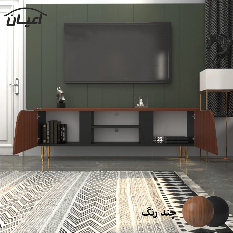 میز تلویزیون اعیان مدل FH628 - مشکی