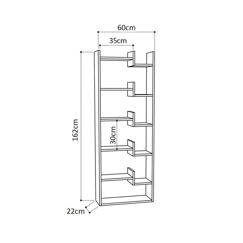 کتابخانه اعیان مدل FH102 - طوسی
